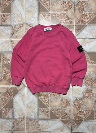 Stone island pink kids sweatshirt