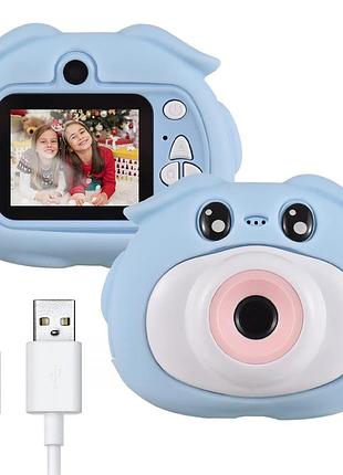 Детский цифровой фотоаппарат свинка, 20 мп, от usb, d300