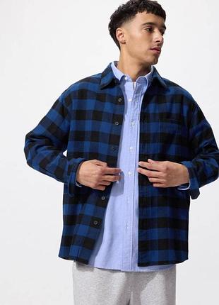 Фланелева сорочка uniqlo