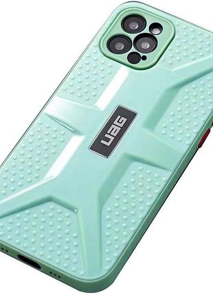 Чохол tpu+pc uag для apple iphone 12 pro (6.1") бірюзовий