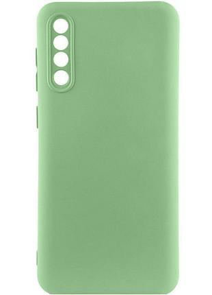 Чохол tpu getman liquid silk full camera для samsung galaxy a50 (a505f) / a50s / a30s зелений / pistachio