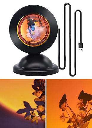 Проекційна лампа захід сонця від usb, sunset lamp