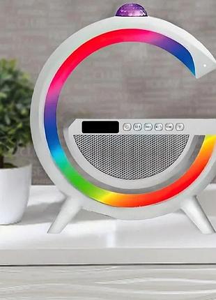 Нічник із бездротовою зарядкою та bluetooth колонкою з usb, g2388a