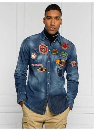 Сорочка-овершот dsquared2 (оригінал, made in italy)