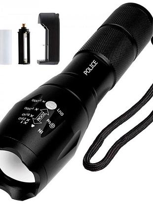 Тактический фонарь bailong bl-1831-т6