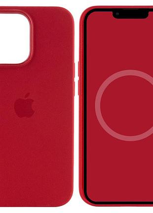 Чехол silicone case (aaa) with magsafe and animation для apple iphone 13 pro max (6.7") красный / red