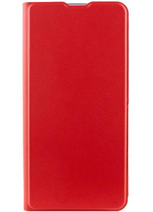Кожаный чехол-книжка getman elegant (pu) для xiaomi redmi 12c красный
