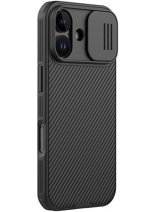 Карбонова накладка nillkin camshield pro для apple iphone 17 (6.3") black