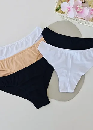 Трусики американки, набор 5 штук ♥️ базовые, dominant туречица