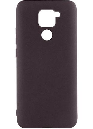 Чехол silicone cover lakshmi (aa) для xiaomi redmi note 9 / redmi 10x шоколадный / chocolate