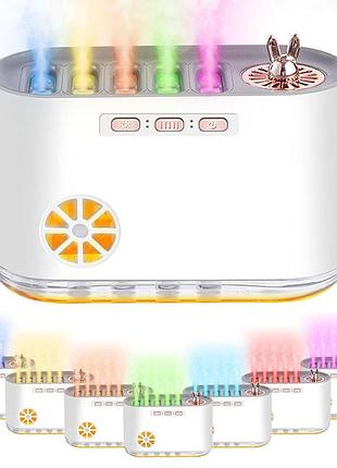 Зволожувач повітря з rgb підсвіткою, від usb, aroma humidifier