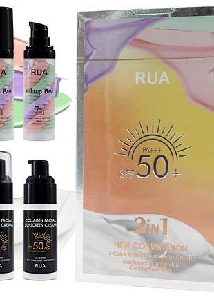 Набір 2в1 база під макіяж + праймер для обличчя rua spf 50