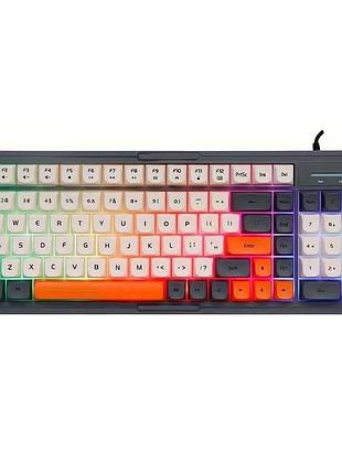 Дротова клавіатура з rgb підсвіткою, xstrike x-1016