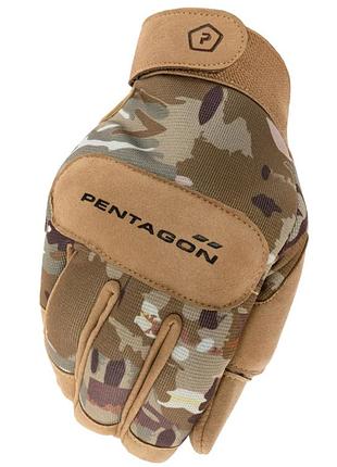 Тактичні рукавиці pentagon duty mechanic/ демісезонні рукавиці світлий мультикам/ військові чоловічі рукавиці xl