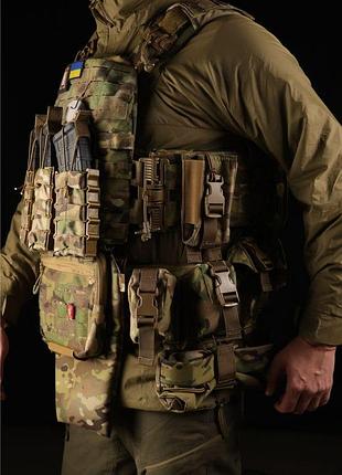Плитоноска быстрого сброса cordura 1000d + рпс + 15 подсумков мультикам