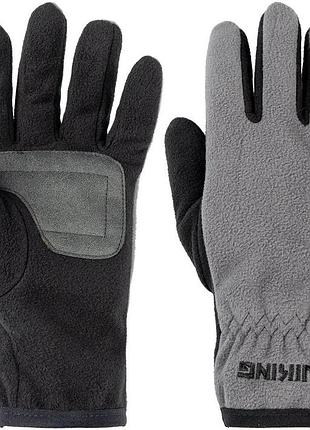 Рукавички viking fishing maverick gloves (fleece) classic grey-graphite