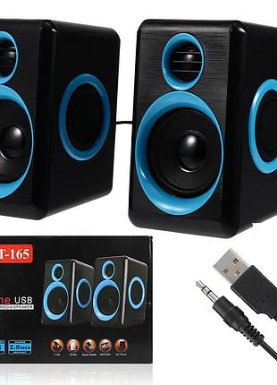 Музичні колонки для комп'ютера 2.0", 3х2 вт, від usb, ft-165