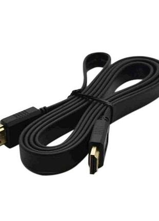 Кабель hdmi-hdmi плоский 3м тм gerlax