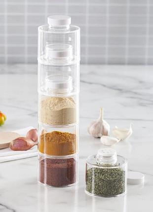 Набор для специй spice tower 6 шт