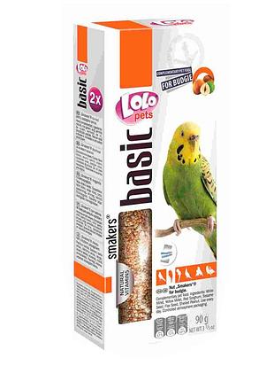 Lolopets колосок с орехами для попугаев 2шт