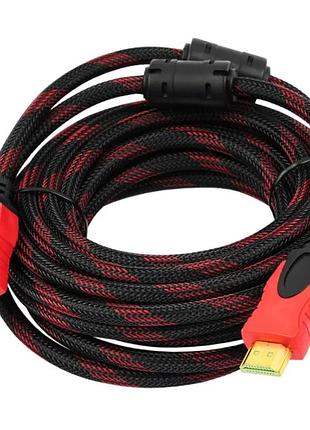 Шнур hdmi на hdmi 10м, усиленный в обмотке