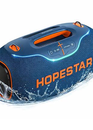 Портативная bluetooth колонка, от usb, 350 вт, hopestar a80, синий