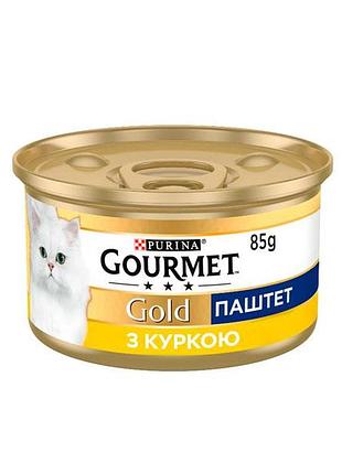 Gourmet gold паштет для котів із куркою, 85 г 85 г