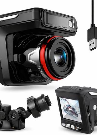 Автомобільний відеореєстратор з антирадаром + кронштейн, екран 2,31", usb, dvr x7