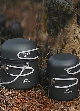 Набір посуду naturehike nh18t018-g 2 каструлі, 2 кришки sr-70