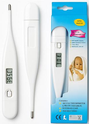 Дитячий електронний термометр, на батарейках, digital thermometer