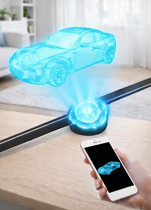 Голограмний 3d-проектор з wi fi + адптер usb, 42 см