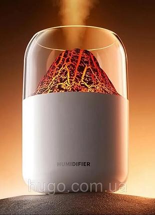 Увлажнитель воздуха lamp jsq-1, 280 мл, вулкан, белый