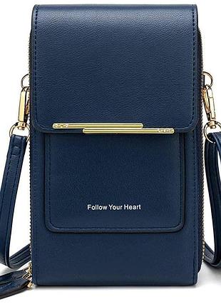 Женская сумочка через плече baellerry phone purse, черная