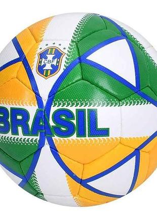 Мяч футбольный размер 5 pu вес 430г 32панели brasil 4000-16 тм metr