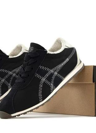 Новинка! женские кроссовки asics onitsuka tiger corsair a55 black cream