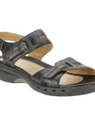 Р.42 clarks женские кожаные босоножки оригинал