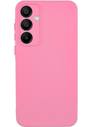 Чохол tpu getman liquid silk full camera для samsung galaxy s24+ рожевий / pink
