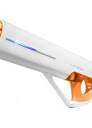 Водный аккумуляторный автомат water gun 185-66 (400ml) with lithium battery white / orange