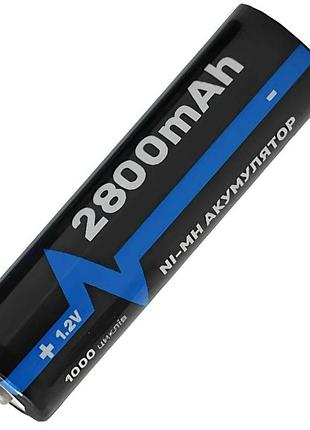 Акумулятор пальчиковий аа, 2800mah, 1,2v (1 шт) arexes