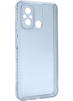 Чохол tpu starfall clear для xiaomi redmi 12c блакитний