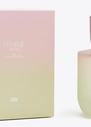 Парфумована вода для жінок zara femme winter (edt 90 ml) (індивідуальне упакування)