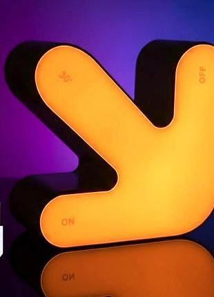 Світлодіодний нічник від usb стрілка, різнокольоровий