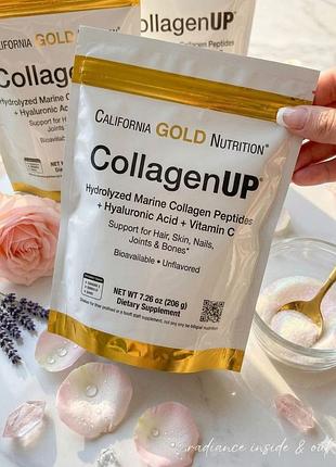 204 г/464 г/1 кг collagen up морской коллаген 1 и 3 тип с витамином с, сша, пептиды коллаген