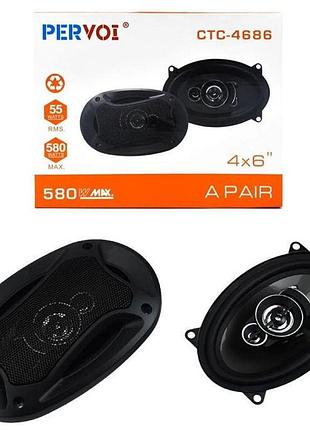 Автомобільна акустика динаміки 4х6" pervoi ctc-4686