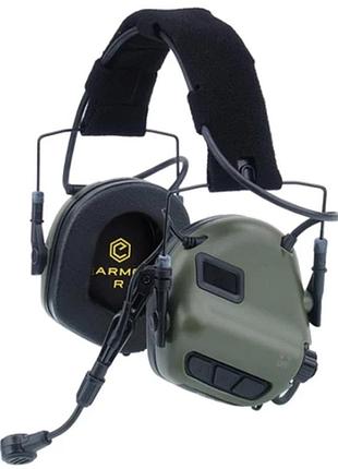 Активні навушники earmor m32 mark4 клас захисту 82 дб олива