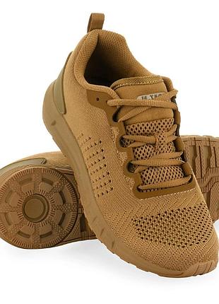 Тактичні кросівки m-tac summer light coyote/ легкі літні кросівки койот/ чоловічі кросівки для військових
