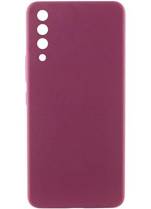 Чехол silicone cover lakshmi full camera (aaa) для samsung galaxy a50 (a505f) / a50s / a30s бордовый / plum