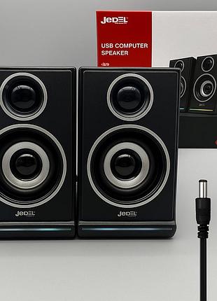 Колонки для пк з підсвіткою, usb, jedel s-578