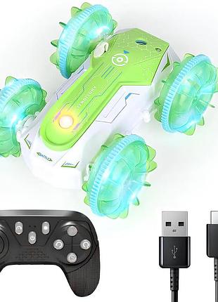 Трюковая машинка на радиоуправлении плавающая (возраст 6+), от usb, remote control car