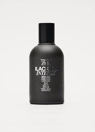 Парфумована вода для чоловіків zara black tag intense 100ml в індивідуальному пакуванні